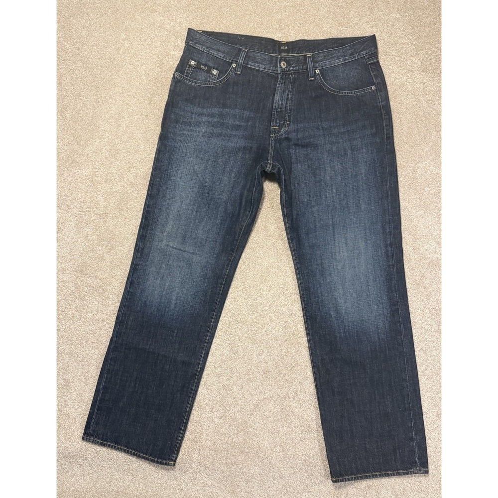 Hugo Boss Men's Slim Straight Jeans - Dark Blue